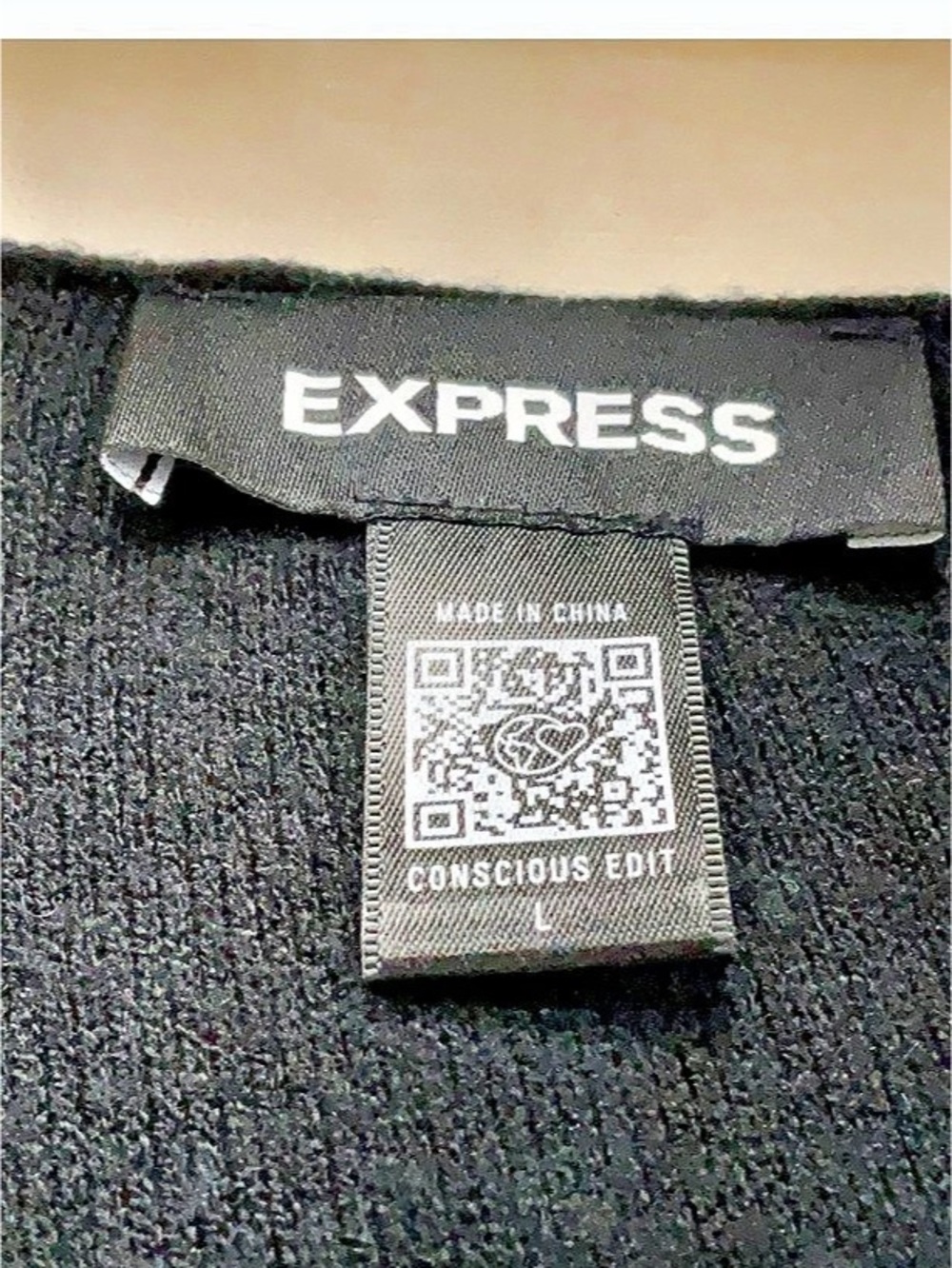 Express Colorblock Button Front Cardigan Size Large - Picture 4 of 4